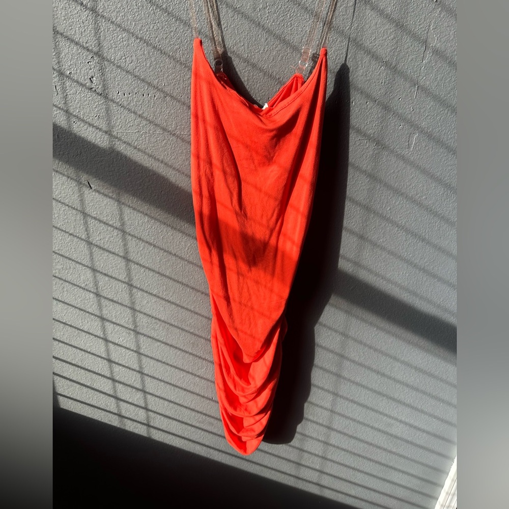 Bright Orange Dress